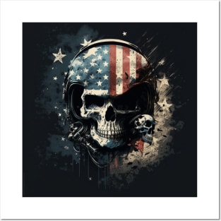 American flag clothes Posters and Art